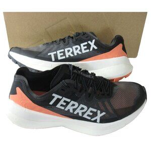 Adidas Women's Terrex Agravic Speed Trail Running Shoes Grey Orange Sizes NIB